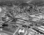 Aerial of downtown Dallas, Texas looking toward northeast from southwest by Squire Haskins Photography Inc.