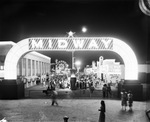 Fair Park Midway entrance at night, Dallas, Texas by Squire Haskins Photography Inc.