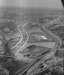 An aerial of Stemmons Expressway and Oak Lawn by Squire Haskins Photography Inc.