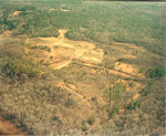 An aerial view of Crater of Diamonds, Murfreesboro, Arkansas by Squire Haskins Photography Inc.