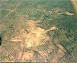 An aerial view of Crater of Diamonds, Murfreesboro, Arkansas by Squire Haskins Photography Inc.