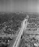 Aerial view of South Central Expressway, Dallas, Texas by Squire Haskins Photography Inc.