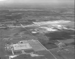 An aerial of Highway 360 and Division Street, Arlington, Texas by Squire Haskins Photography Inc.