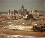 Dallas, Texas skyline and triple underpass by Squire Haskins Photography Inc.