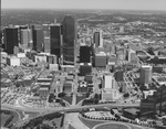 Dallas skyline and triple underpass by Squire Haskins Photography Inc.