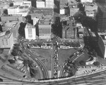 Dealey Plaza and triple underpass, Dallas, Texas by Squire Haskins Photography Inc.