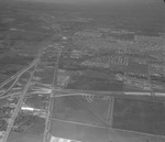 LBJ freeway at Stemmons; airport lost runway to freeway, 1965 by Squire Haskins Photography Inc.