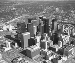 Downtown Dallas aerial, 1982 by Squire Haskins Photography Inc.