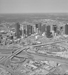 Downtown Dallas aerial, 1986 by Squire Haskins Photography Inc.