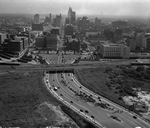 Dallas, Texas underpass at Elm, Main, and Commerce Streets, 1948 by Squire Haskins Photography Inc.