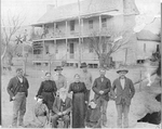 J.G. Reynolds family and home near Azle, TX