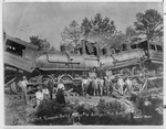 Railroad train collision
