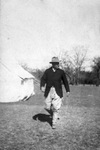 President Theodore Roosevelt on a coyote hunting trip