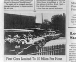Fort Worth Auto Club, picture taken from a newspaper article, ca. 1910