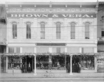 Fort Worth, Texas downtown businesses, 1910