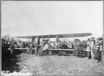 Wright biplane piloted by Robert C. Fowler enroute to California