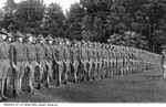 Troops at attention