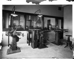Fort Worth Star-Telegram building opening, engraving room