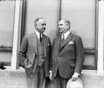 Amon G. Carter (left) with W.G. Burton