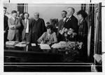 Signing of Amnesty Bill by Governor Miriam A. Ferguson