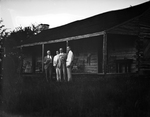 D. W. Griffith and Amon G. Carter at Shady Oak Farm, Cynthia Ann Parker House
