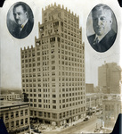 Blackstone Hotel, Fort Worth, Texas, with two inset portraits by Jernigan Photo Service