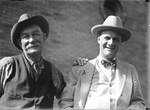 Tex Rickard with Frank Marshall in Henrietta, Texas