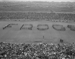 Texas A&M Aggie band spelling "Frogs" at TCU vs. A&M football game