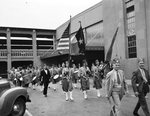 Shriners of El Maida Temple at Fort Worth Texas and Pacific railway station
