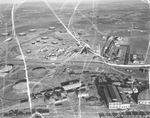 Aerial view of the Continental Oil Co. oil refinery at Wichita Falls, Texas by Paul McAllister