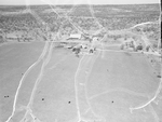 Aerial view of W.P. Newell ranch house northwest of Albany, Texas by Paul McAllister