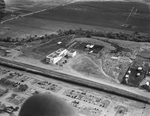 Aerial view of Abilene's municipal livestock slaughterhouse, Texas by Paul McAllister