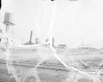 Aerial view of the Phillips-Landreth natural gasoline plant at Goldsmith, Texas by Paul McAllister