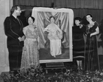 Clara Driscoll with Clinton Blair King and Mrs. Harold V. Abrams