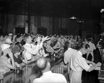 Crowd at Pioneer Palace during Frontier Centennial