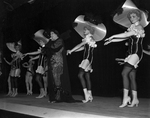 Lulu Bates performing at Pioneer Palace during Frontier Centennial