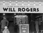 Worth Theater showing "In Old Kentucky" with Will Rogers, 1935