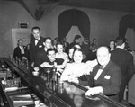Paul Whiteman party, people at bar, 1936