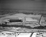 Texas Christian University (T. C. U.) stadium in the snow, 1938