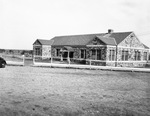 Will Rogers memorial bunkhouse at Stamford, Texas, 1939