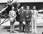 J. C. Penney with others at the airport