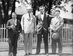 Unidentified senators and congressmen at Shady Oak Farm