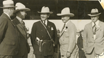 A. P. Barrett, Red Wright, Patrick J. Hurley, Amon G. Carter, Sr., and J. S. Bridwell