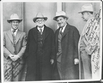 Frank Hawks, W. T. Waggoner, Will Rogers, and Amon G. Carter by D. B. Greene