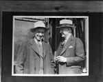 Copy of a photograph of Will Rogers and Amon Carter, Senior
