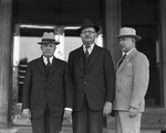 Sam Rayburn, Walter Woodell, and Amon G. Carter