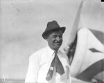 Will Rogers at the airport