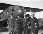 Jack H. Hott, Frances M. Robinson, Amon G. Carter, General Hugh Johnson, and Edward F. McGrady