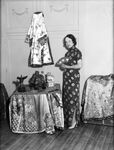 Mrs. Frank Hawks wearing Chinese street dress