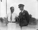 Civilian Conservation Corps (CCC), Lake Worth project, Frank Purvis with Lieutenant James G. McKinnon